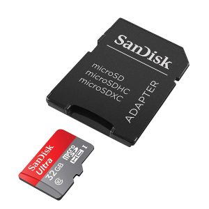 SanDisk MicroSDHC 32gb ULTRA Adapter USH-1 Android 80mbs