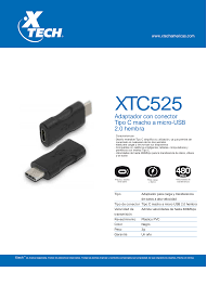 ADAPTADOR USB TIPO C A MICRO USB XTC525 - Zona Digital
